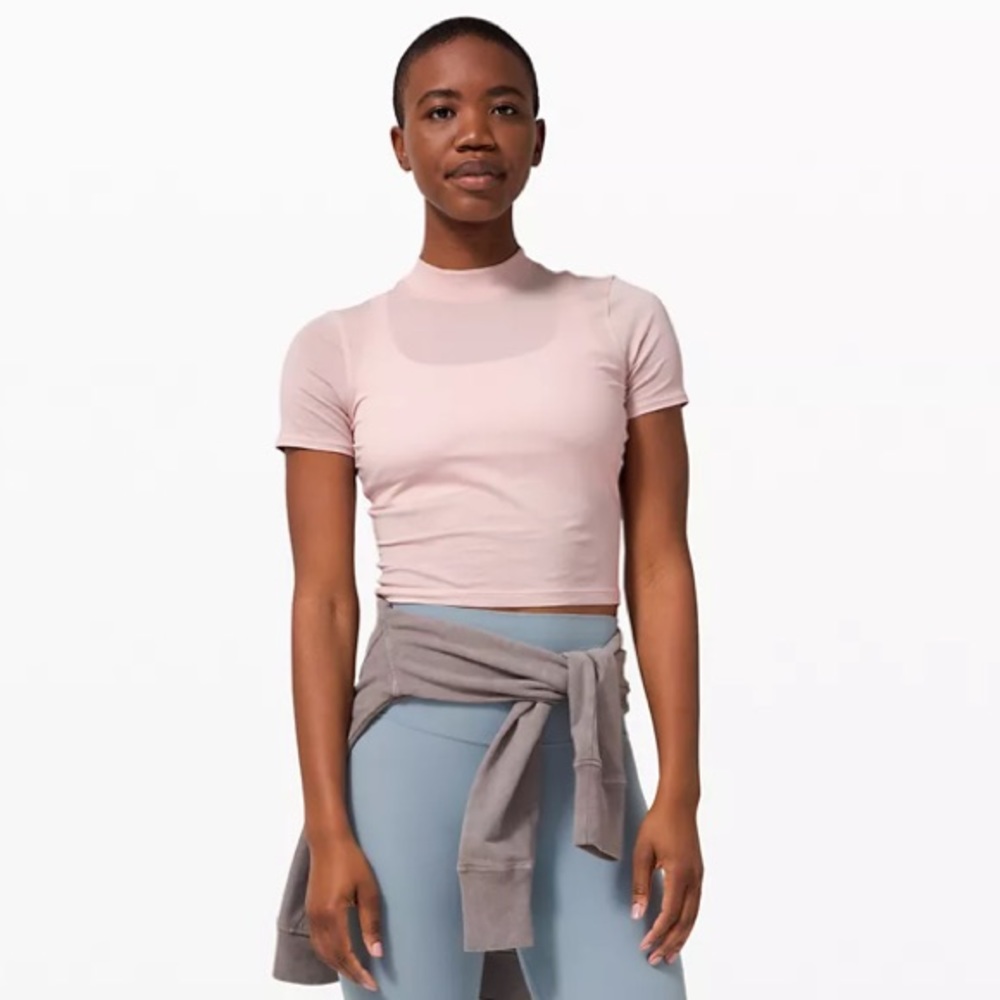 lululemon mock neck tee